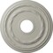 Ekena Millwork Dublin Ceiling Medallion (Fits Canopies up to 8 1/4"), 15 3/8"OD x 3 5/8"ID x 1"P, Pot of Cream CM15DUPCF - alternate 1